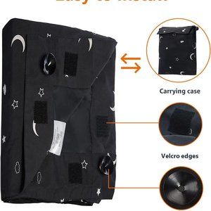 Amazon Basics Portable Window Blackout Curtain Shade, New